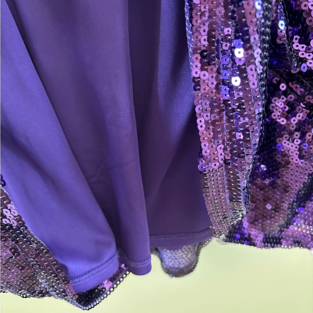 Francesca's Collections Purple Sequin Mini Dress - Picture 8 of 9